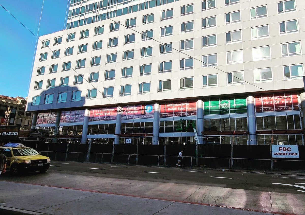 TrinityPlaceSF's tweet image. #TrinityPlacePhaseIV is taking shape! 🏗️🏘️ Who else is Looking forward to 500+ new apartments and a brand new Whole Foods Market in the heart of #SanFrancisco? 🥗🌁 instagram.com/p/CG52r3phLjF/…