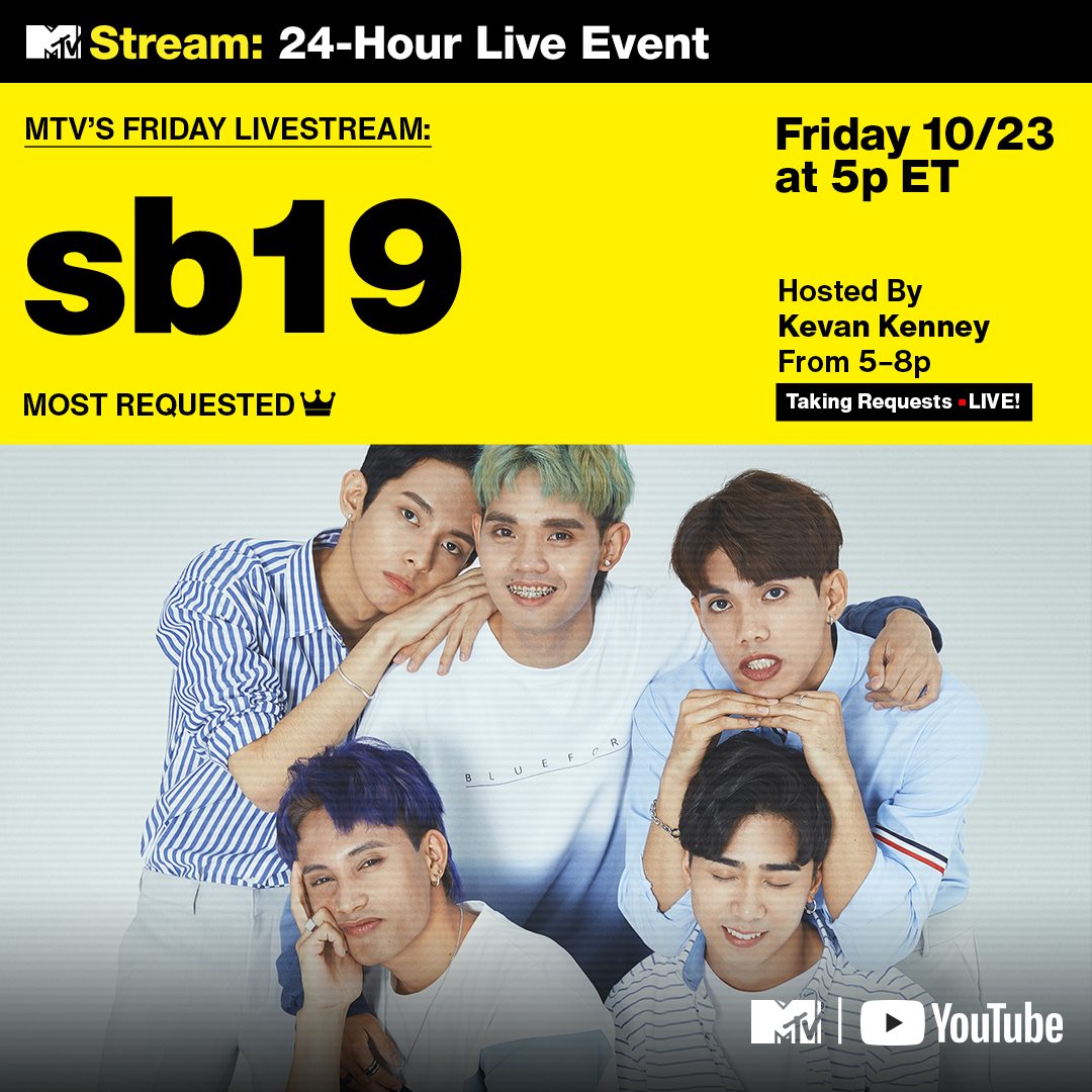 A stan isn't a casual listener or supporter. STANs would do anything2make sure that d partnership is #1. As A'TIN x  #SB19 or ARMY x BTS. D 'idol' & fandom have d same values & aims. They fight & work 2gther 2reach those goals.++REQUEST  @SB19Official  @MTV  #FridayLivestream