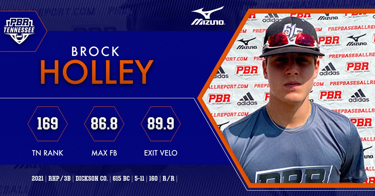 🔦Showcase Spotlight🔦

21' RHP/3B <a href="/BHolley_4/">Brock Holley</a> 
(<a href="/DCCougarBasebal/">Dickson County Baseball</a>; <a href="/EastCobb615/">East Cobb Southeast</a>)
The 5-foot-11, 160-pound right hander ran it up to 86.8 on the mound (2161 rpm) and showcased a solid positional skillset behind sub 7 sixty and 89.9 exit velo

Notes + Video>>
prepbaseballreport.com/news/TN/Showca…