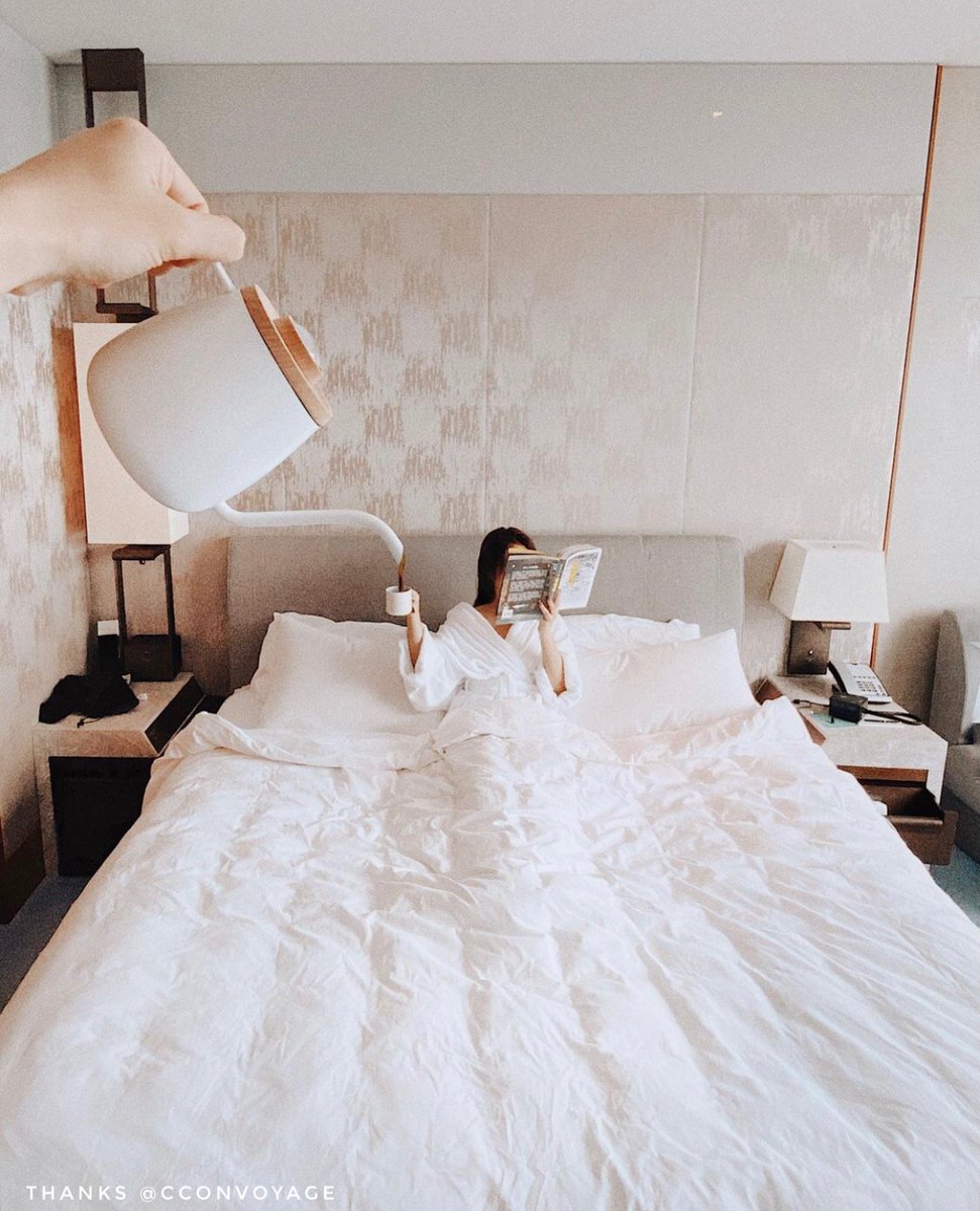 Sipping pretty with a cup of coffee.  How do you like to start your day?