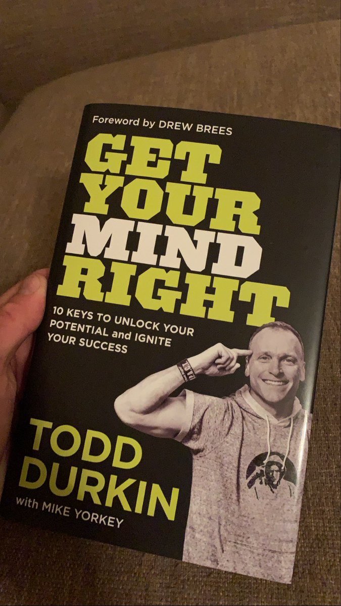 CoachHudson253's tweet photo. Can’t wait to dive into this book!! 
Get Your Mind Right! @ToddDurkin 
Highly recommend Todd’s podcast as well! Truly motivational and will get you pumped up! Let’s get it! #physicaleducationteacher #coach #emporiaproud https://t.co/OZNFiswt1U