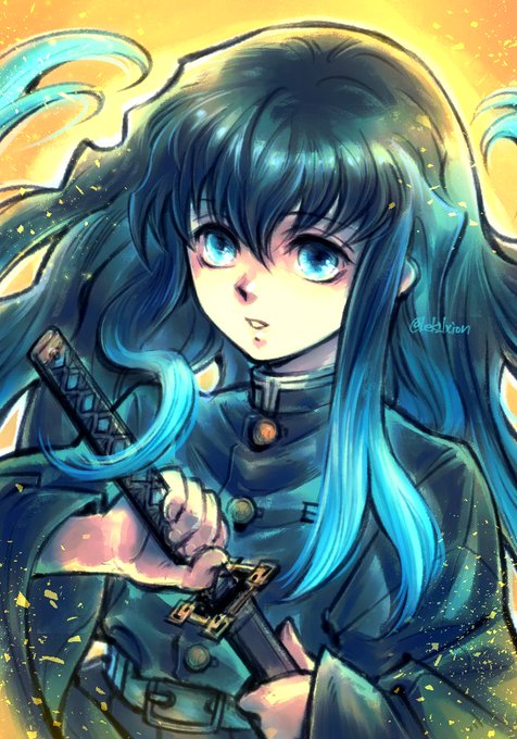 伊吹清正 / レキさんがTwitterに投稿した時透無一郎(鬼滅の刃)のイラスト。