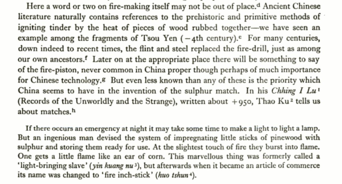 1. The earliest known matchstick was inventedAccording to the book "Records of The Otherworldly and Strange" written during the Tang Dynasty, a royal maid in the year 577 first thought of the idea of a stick dipped in sulphur that can start fire and be carried everywhere.