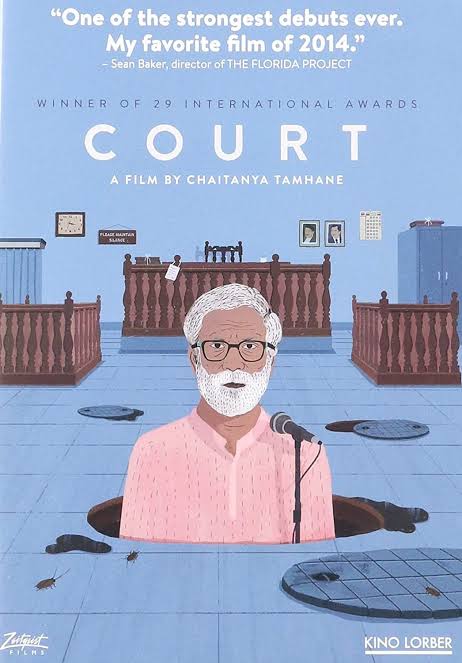 Court- A movie on the legal system of India. Again, I haven't watched this one but it was India's official entry to the Oscars in 2015 and I've heard it's really really good.