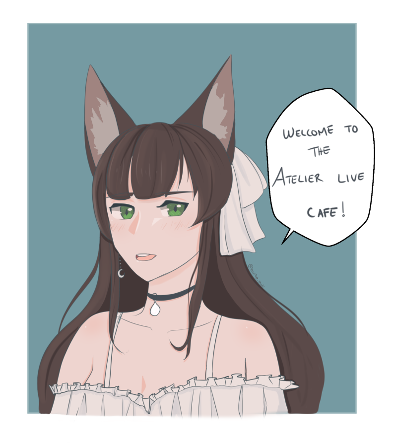 icewitch_skye's tweet photo. I drew more fanart of @chaikitsu 🥰🥰💙💙💙✨✨☕️ She really is amazing #chaillustration #chaimes https://t.co/ACZE0FRSYJ