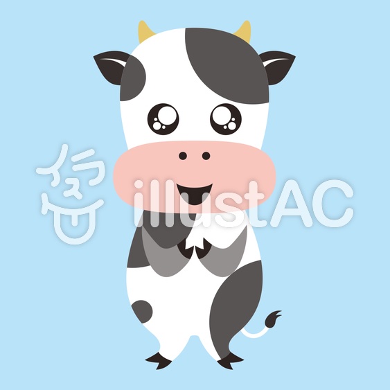 牛のイラストのtwitterイラスト検索結果