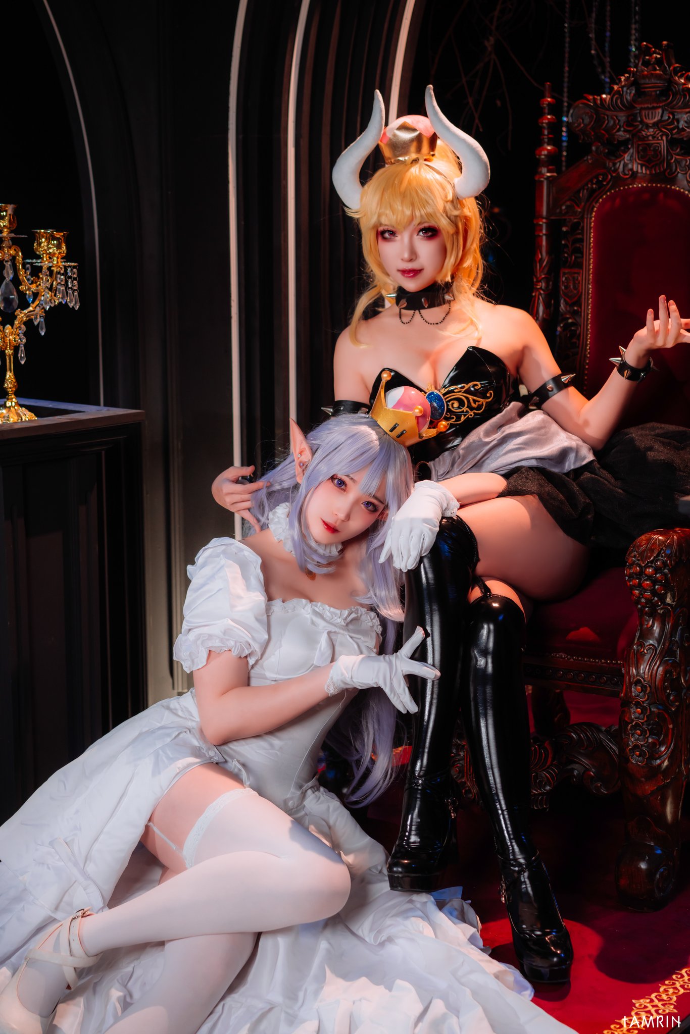 画像,【  Super Mario ::               Queen Koopa & Boo   】😈 Koopa @enmyo_4_sebas …