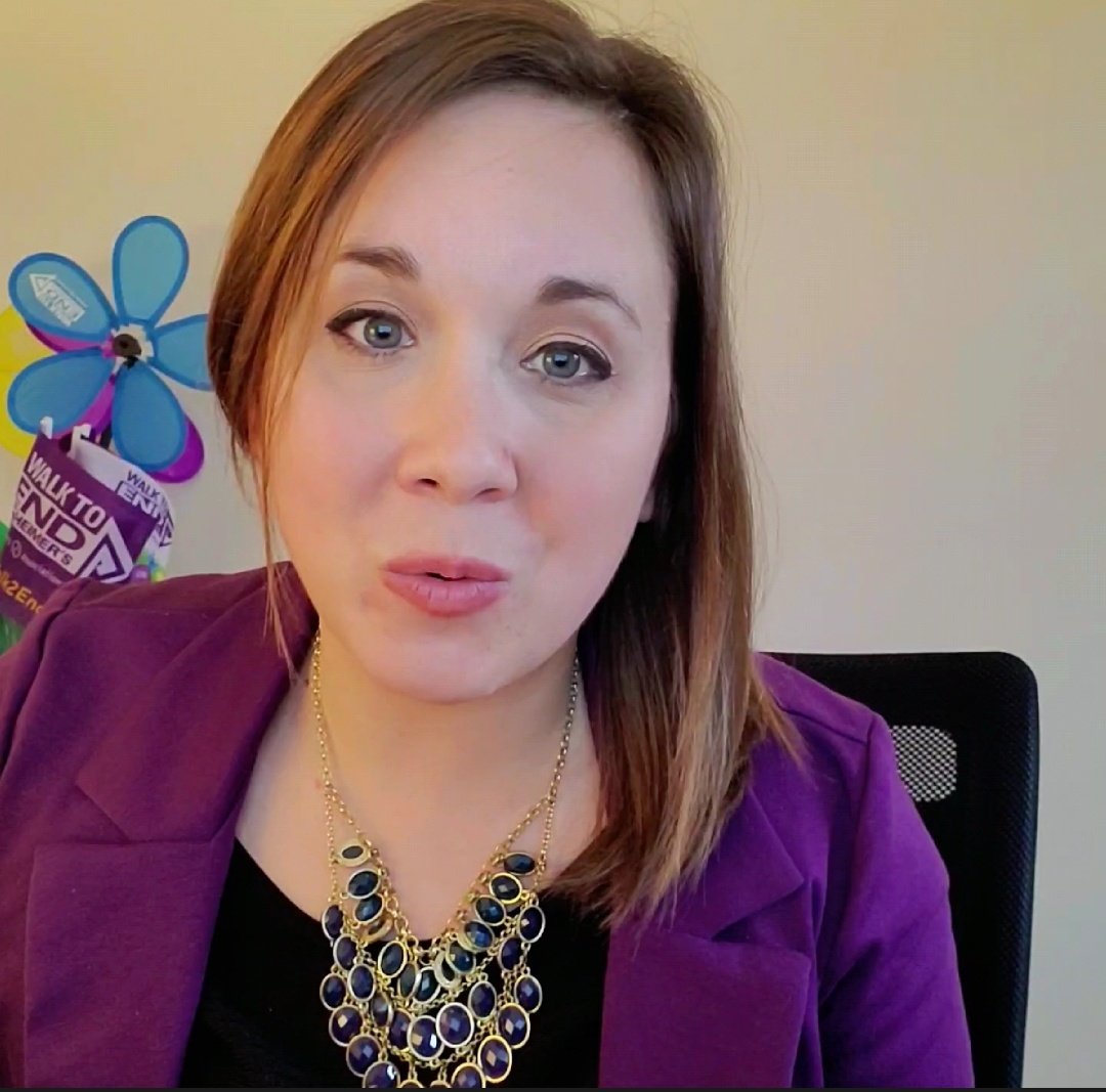 KatieMang's tweet photo. Literally live footage of a zoom meeting today. Documenting that I wore lipstick, a blazer, and jewelery. Mid-talking, not smooch face. #workathomelife https://t.co/0mkyG8F3n4