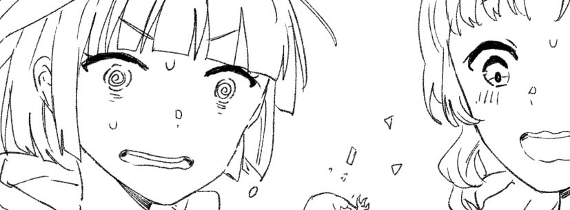 線画楽しい 