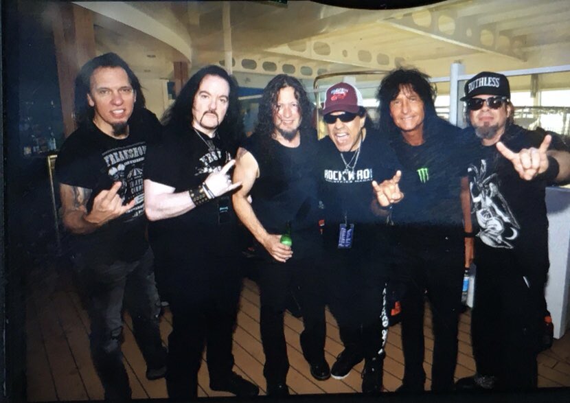TommyBolan1's tweet photo. MEGACRUISE!!-Backstage Photo
#doro #warlock #triumphandagony #morleypedals #Kaliaudio #NeilALimSang #inzaneskins #cordlox #apexstrings #tascam #futone #catalinbread #allweare #allformetal #albaneforleather #dorofurimmer #anthrax #queensryche
#foreverwarriorsforeverunited https://t.co/VmBa8YBq3s