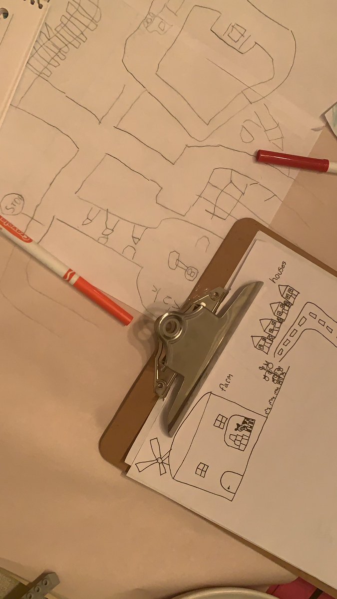 Donna Indrakumaran (@fdk_donnaindra) on Twitter photo How might our communities be re-imagined when children are at the table designing? Community maps with my 6 and 8 yr old son and daughter. My son draws from memory & Google Maps, then says “Now I’m going to draw what I want!” He adds “1000 parks.” Ava adds a farm, and forests. How might our communities be re-imagined when children are at the table designing? Community maps with my 6 and 8 yr old son and daughter. My son draws from memory & Google Maps, then says “Now I’m going to draw what I want!” He adds “1000 parks.” Ava adds a farm, and forests.