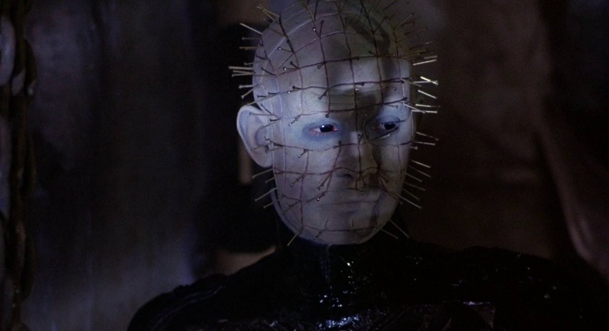 Oct. 28th:Hellraiser (1987, Dir. Clive Barker)This movie is nuts. The plot doesn’t make a lot of sense but it’s basically just an elaborate excuse to have some of horror’s coolest villains: the Cenobites. It’s honestly worth watching the entire trilogy just for these guys.
