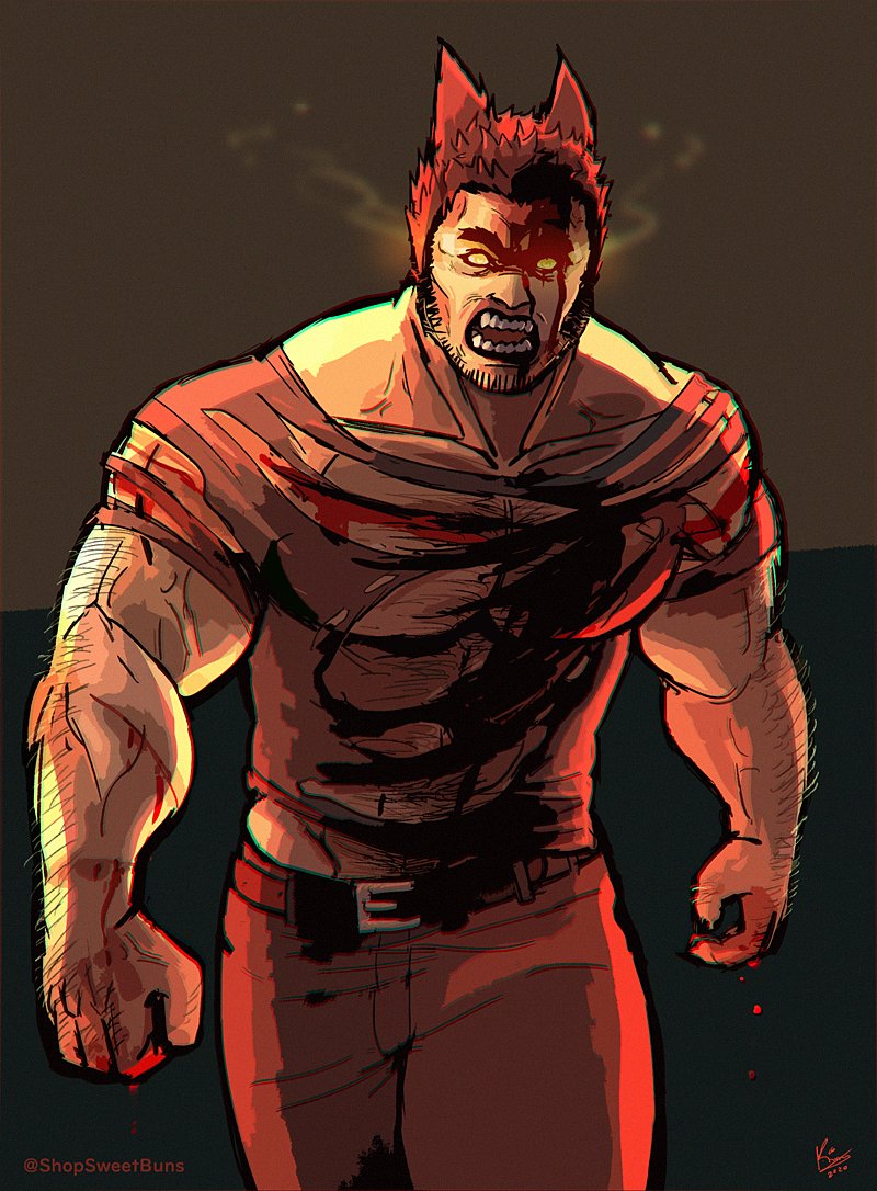 ShopSweetBuns's tweet photo. #Kemonoctober Day 28: Fire

#illustration #buff #werewolf #oc #drawing #art https://t.co/UtMvh6kBp7