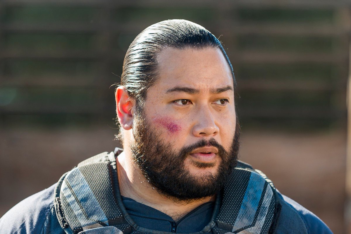 Cooper Andrews as JerryThe gentle giant that will slice walkers & men in half for his people. Always loyal and eager to please. A goofball that never fails to light up the room with his smile, heart, and humor. A vibrant and ferocious force of nature. This is Jerry.