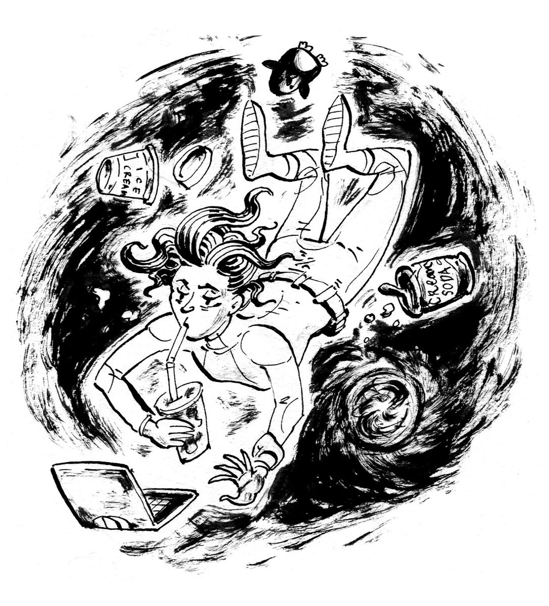 #inktober day 28: Float.