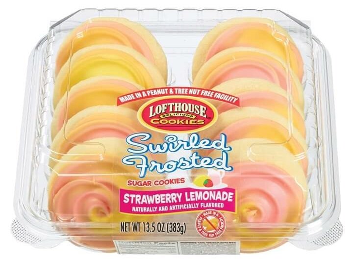 cw // foodthread of kpop boys in my camera roll as lofthouse frosted sugar cookies