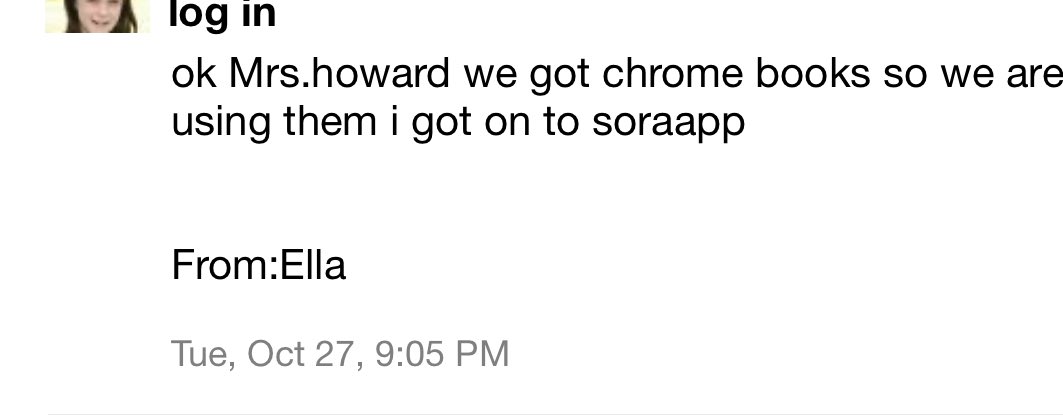 VinalGreatReads's tweet photo. After trying to teach over 400 students how to log into Sora remotely, this is the message at 9:30 at night that makes your heart sing and your body sleep well! https://t.co/8CtMtInlWq