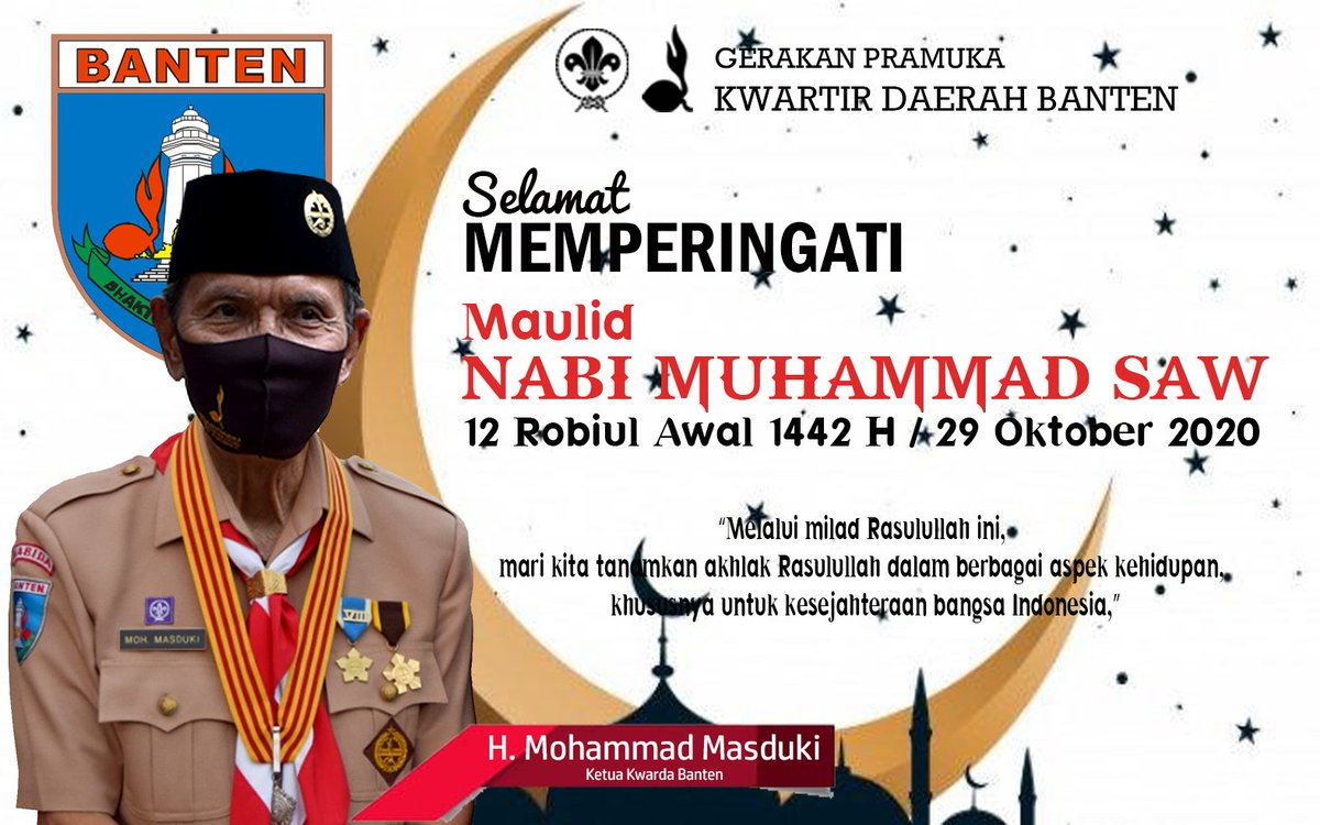 pramukabanten's tweet photo. Milad Nabi tak hanya sekedar menjadi perayaan hari besar umat islam saja, namun juga sebagai cara untuk merefleksikan serta memotivasi setiap insan muslim,agar mampu mengimplementasikan akhlakul karimah dalam kehidupan sehari-hari. https://t.co/Q1j7urFDC6