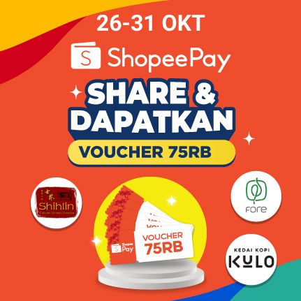 justdiyass's tweet photo. Share Nantikan Promo #ShopeePayRp1 #DealsRp1 &amp; Dapatkan Total Voucher 75RB pada 26-31 Oktober! https://t.co/iec1IZcsni https://t.co/Fy2XDJ3GBp