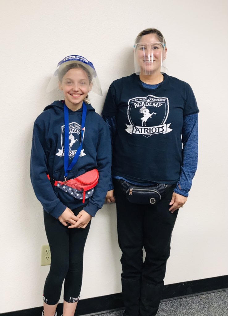 It has been a fun GWA Spirit week so far, and today was Superhero Day.  I was delighted to see this awesome kiddo come to school dressed as me.  I feel so honored to be considered a superhero. 🦸‍♀️ 
#ilovemyjob