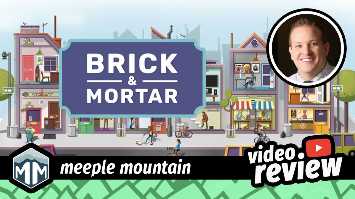 meeplemountain's tweet photo. Join @BoardgameBrody as he decides to take his business to the streets in his video review & unboxing of Brick & Mortar by @OctoraffeGames.
https://t.co/v0cpqESaif
#Kickstarter #BrickAndMortar #BoardGameVideo https://t.co/yVvyAhKQVG