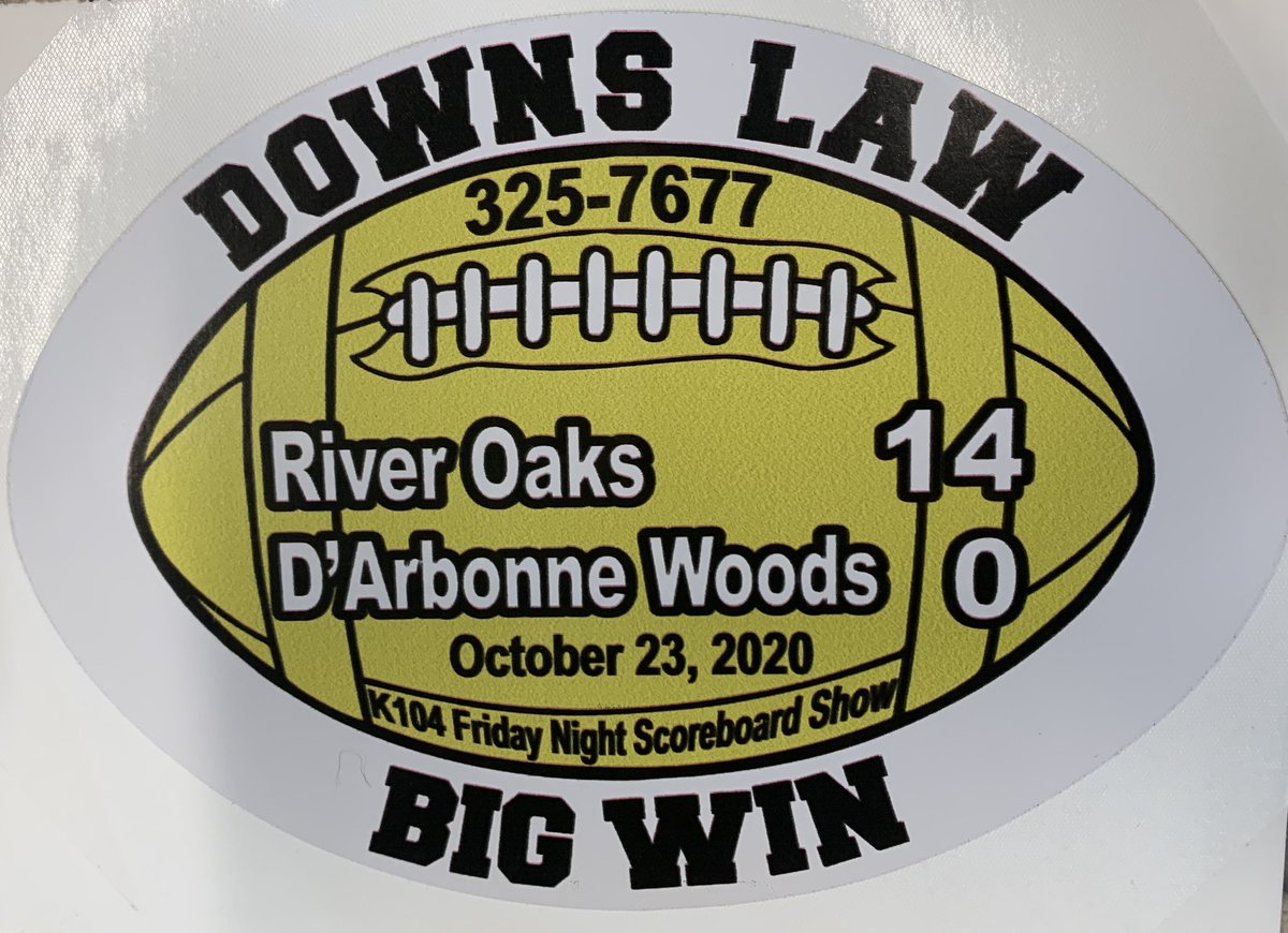 This came down to 2 teams. Union had a VERY impressive 35-14 win over Sterlington on the road but we are going with the Mighty Mustangs of River Oaks. River Oaks had their first ever LHSAA win, 14-0 shutout over a larger school D’Arbonne Woods. Congrats <a href="/OaksandRivers/">River Oaks Mustangs Athletics</a> <a href="/romustangs/">River Oaks School</a>