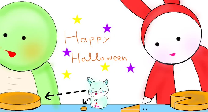 パンプキンケーキ?を食べようとしましたが…

#まいぜんシスターズ
#マイッキー
#ぜんいち
#ハロウィン
#イラスト 