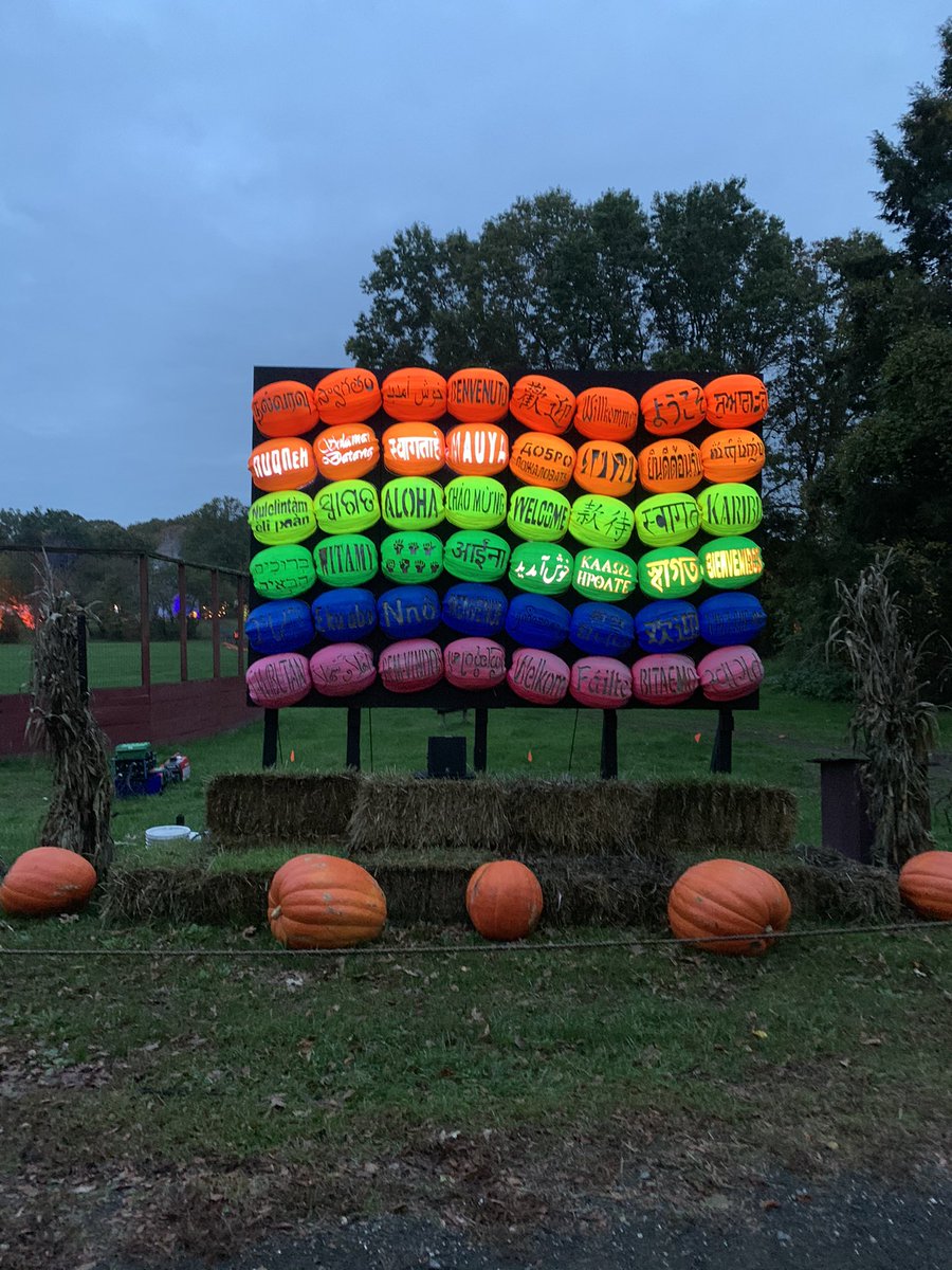 My grandma and I went to the Great Pumpkin Blaze tonight and it was really wonderful.