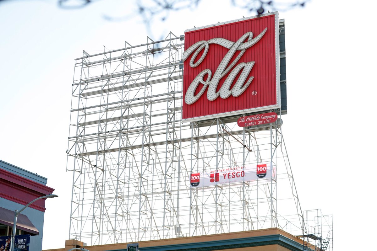 Sign of the times: The Coca-Cola billboard that has stood sentinel for Bay Bridge commuters for over 80 years is coming down. trib.al/HZQDxfV