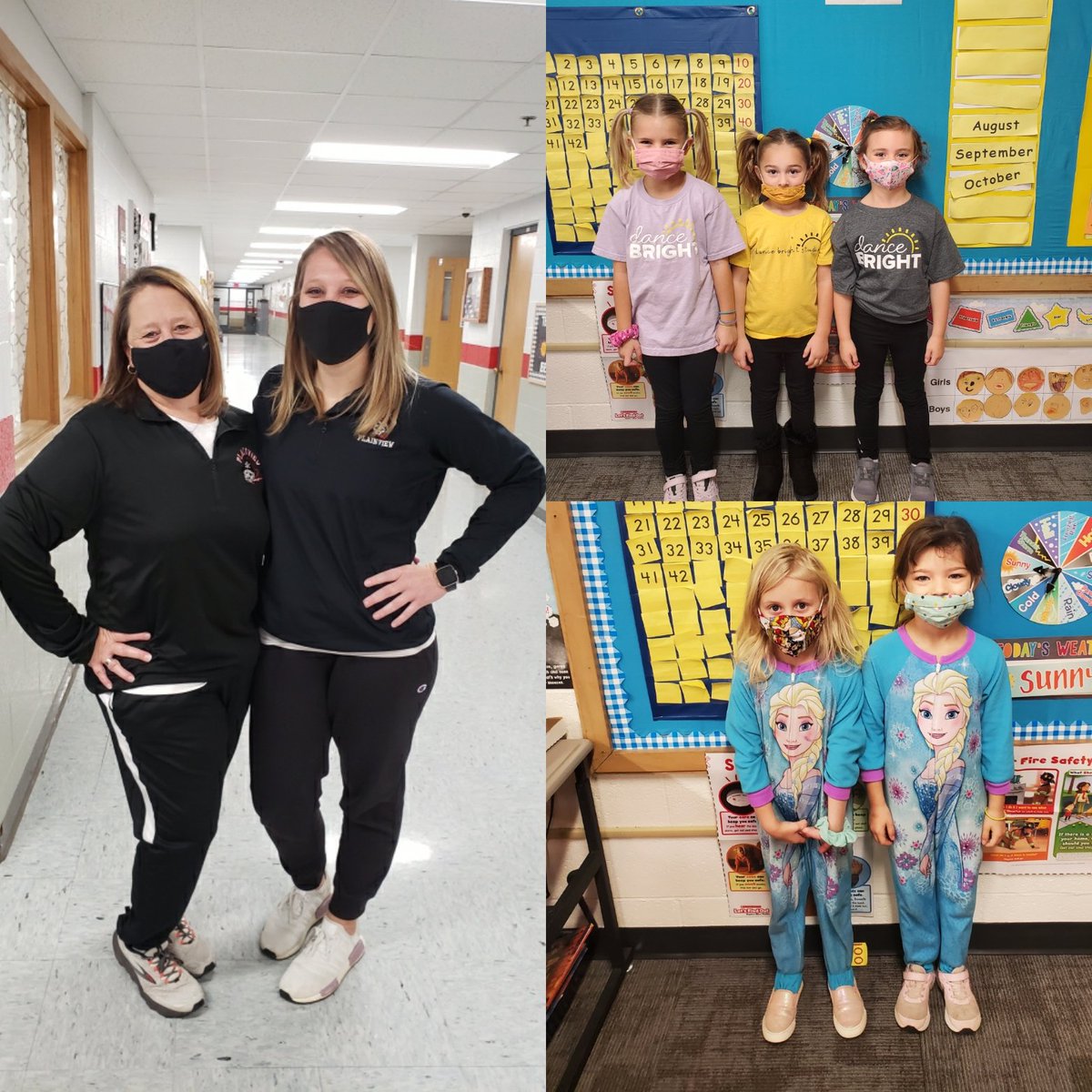 WabsKatie's tweet photo. Friends Don't Let Friends Do Drugs means twin day for red ribbon week!  #twinday #RedRibbonWeek2020 @2ndGradePirates @PHSPiratePride https://t.co/LwJFI7S1rq