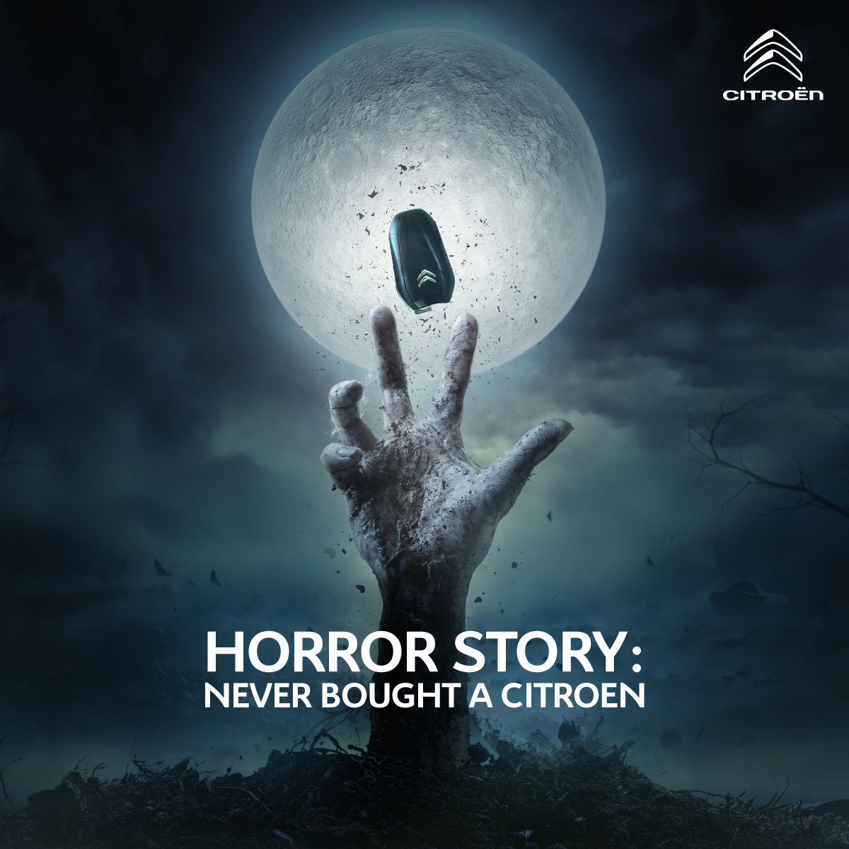 CitroenJO's tweet photo. This short horror story is sponsored by #CitroenJo.
Have a happy #Halloween.
#AKM https://t.co/nflyhz4IAn