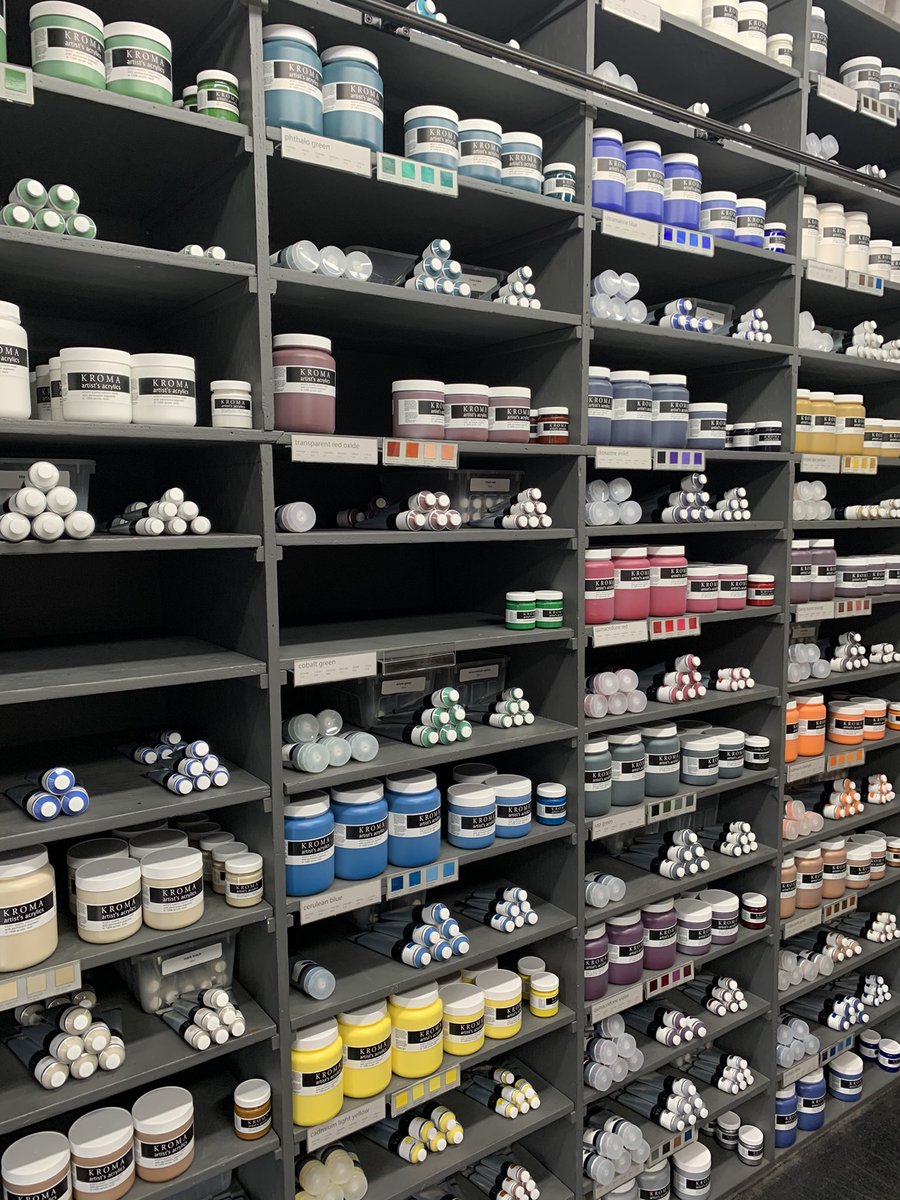 gibca_community's tweet photo. Meet Vanka of Kroma Acrylics
-
Kroma has been formulating, grinding, processing and packaging their famous paints on @granville_isle since 1970!
-
#lifeongranvilleisland
#gibca
#exploregi
#exploregranvilleisland
#gi_community https://t.co/MjxCQKR1pe