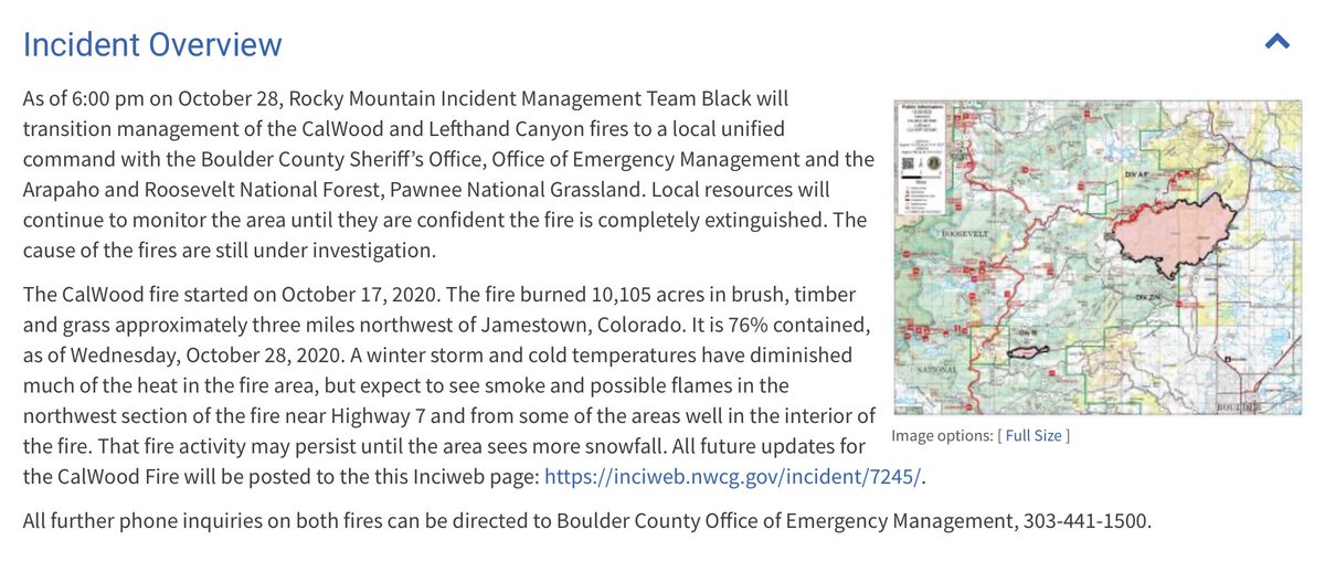 Screenshot via @inciweb #CalWoodFire incident page.
#BoulderCounty #ColoradoFires https://t.co/wmSv45FSNC https://t.co/ri6GTsGrMf