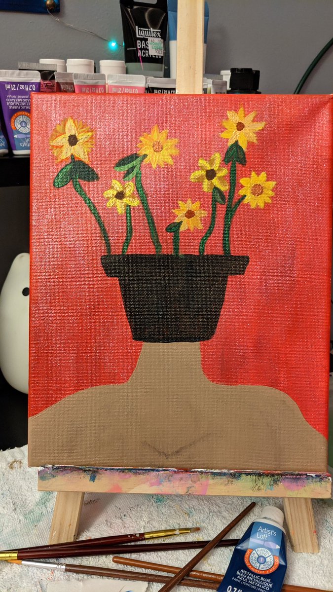 hanpaints's tweet photo. For all my 🌱potheads🌱 

Tell me what flowers you think I should paint next! ❤️✨ https://t.co/ItmGcNSA4C