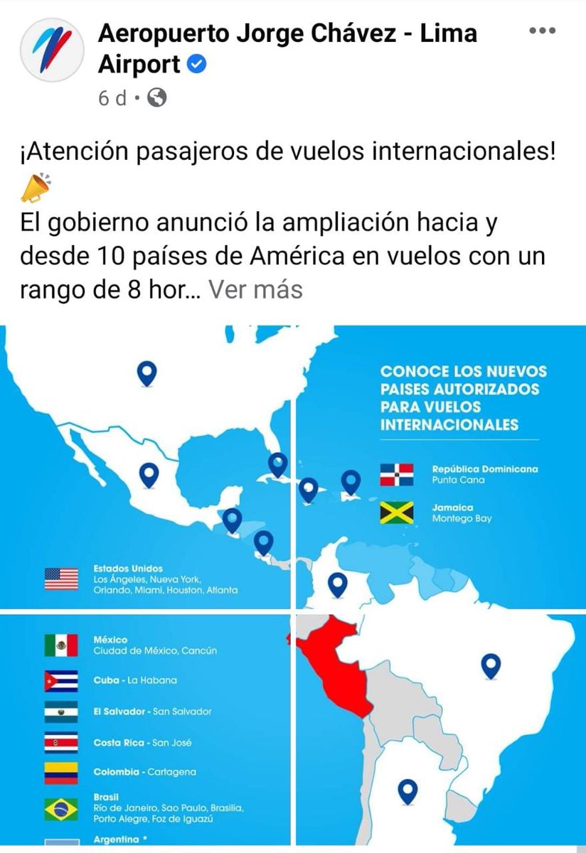 marescrita_'s tweet photo. Las redes sociales del Aeropuerto Jorge Chávez han sido útiles en este contexto para que viajeros nacionales como extranjeros puedan recibir información oficial de manera más amigable 🥰 https://t.co/jecQI2Z1qR
