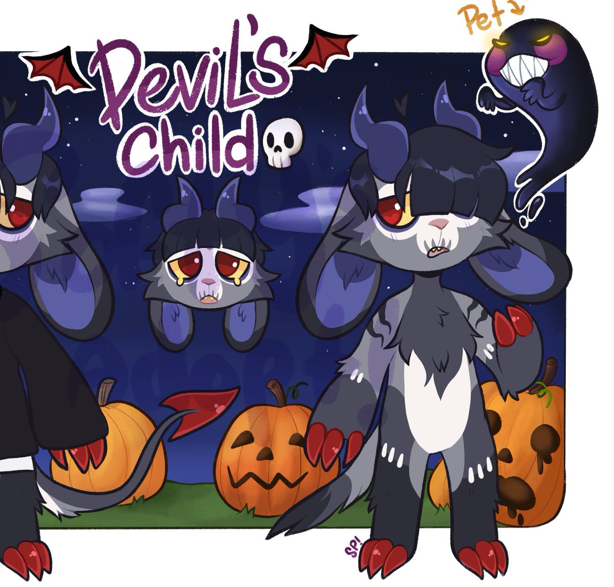 softypupp's tweet photo. Halloween adopt! He's a demon goat btw and has a pet ghost! Starting bid is: $5
Currently no autobuy, retweets are appreciated!! please respond to the lastest bidder to avoid confusion ^w^ https://t.co/28R6dFu7zo