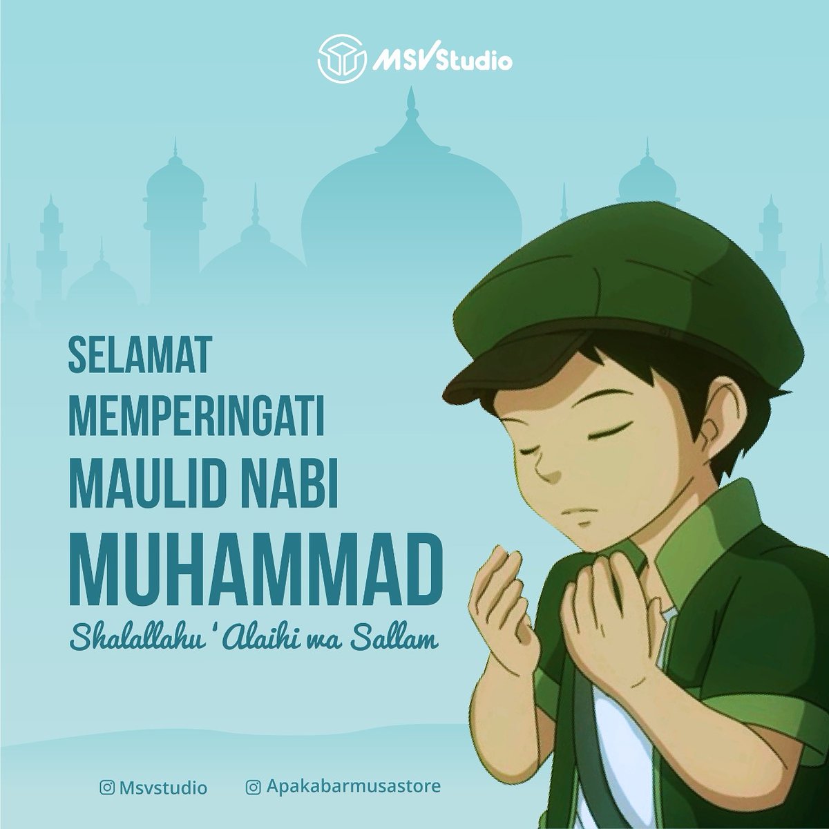 "Selamat memperingati Maulid Nabi Muhammad SAW"
Semoga kita selalu hidup dengan damai, rukun, mengutamakan kebenaran, mempererat tali persaudaraan serta menjunjung tinggi toleransi.

#msvstudio #maulidnabi #maulud #stayhealthy
#IndonesiaSehat #apakabarmusastore #battleofsurabaya