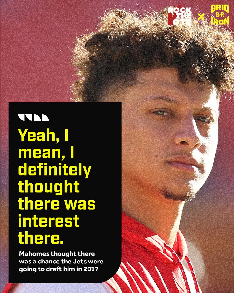 Are we now doing this every time Mahomes plays a team that had a chance at him but didn't take him? Browns, 49ers, Bears, Jaguars, Titans, Jets, Chargers, Panthers, Bengals, and Bills (who traded out of the No. 10 spot with KC).