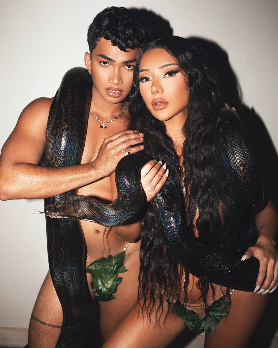 NikitaDragun's tweet image. Adam &amp;amp; Eve 🐍🍎
