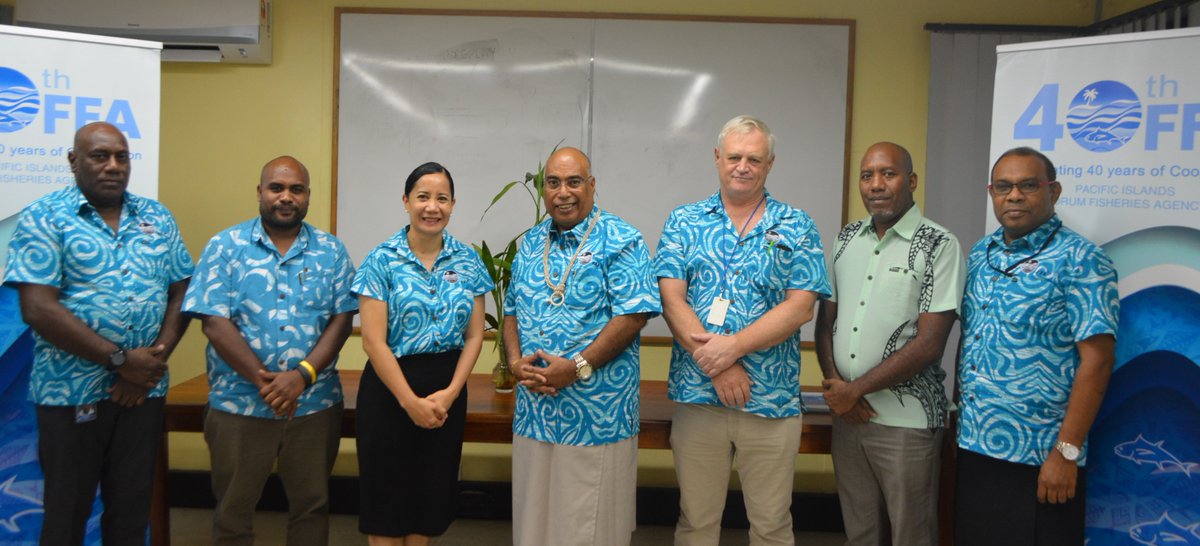 Pacific Islands Forum Fisheries Agency (FFA) (@tunaffa) on Twitter photo Our heartfelt gratitude to the Solomon Islands Government for supporting FFA’s work throughout the COVID-19 pandemic. On 16/10, we were privileged to host the PS of SI MFAET Mr <a href="/CollinBeck/">Collin Beck,</a> and his delegation here at the FFA HQ, in Honiara. READ MORE ↗️ ffa.int/node/2485 Our heartfelt gratitude to the Solomon Islands Government for supporting FFA’s work throughout the COVID-19 pandemic. On 16/10, we were privileged to host the PS of SI MFAET Mr <a href="/CollinBeck/">Collin Beck,</a> and his delegation here at the FFA HQ, in Honiara. READ MORE ↗️ ffa.int/node/2485