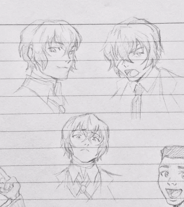 3-5 min doodles based on whatever song came on shuffle (bsd opening, butterfly on my right shoulder, sunflower) 