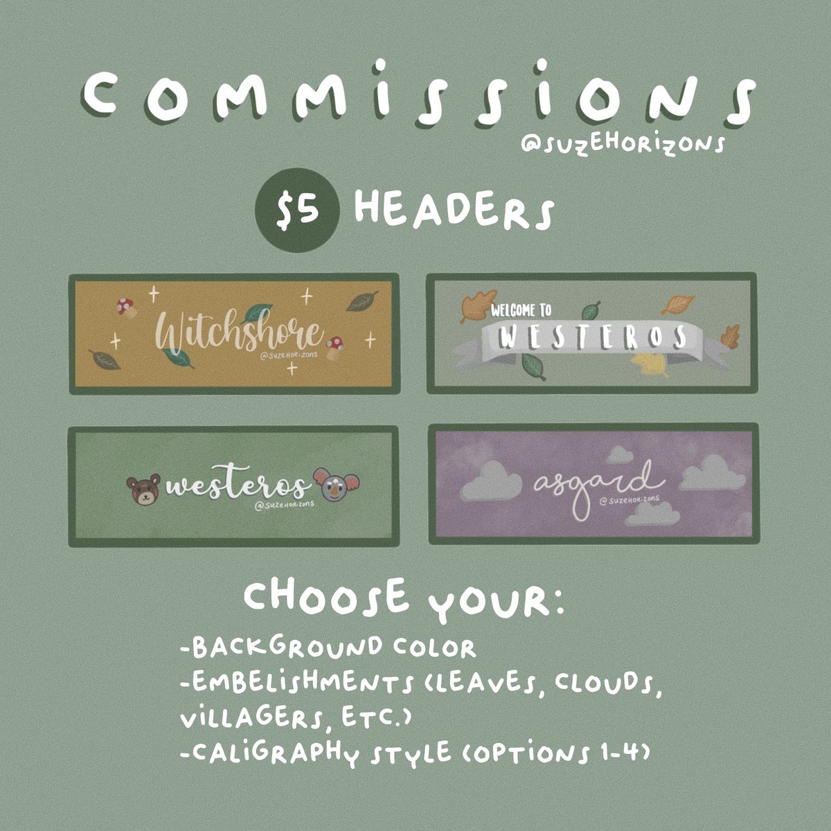 suzehorizons's tweet photo. u guys might be annoyed at how many comms sheets ive made, but ive found a style i actually love!
ill be working on as many comms as i can

✨RTs are always appreciated✨
pls dm me if u have any questions, i love yall 🥺 https://t.co/q4dgMZm1B9