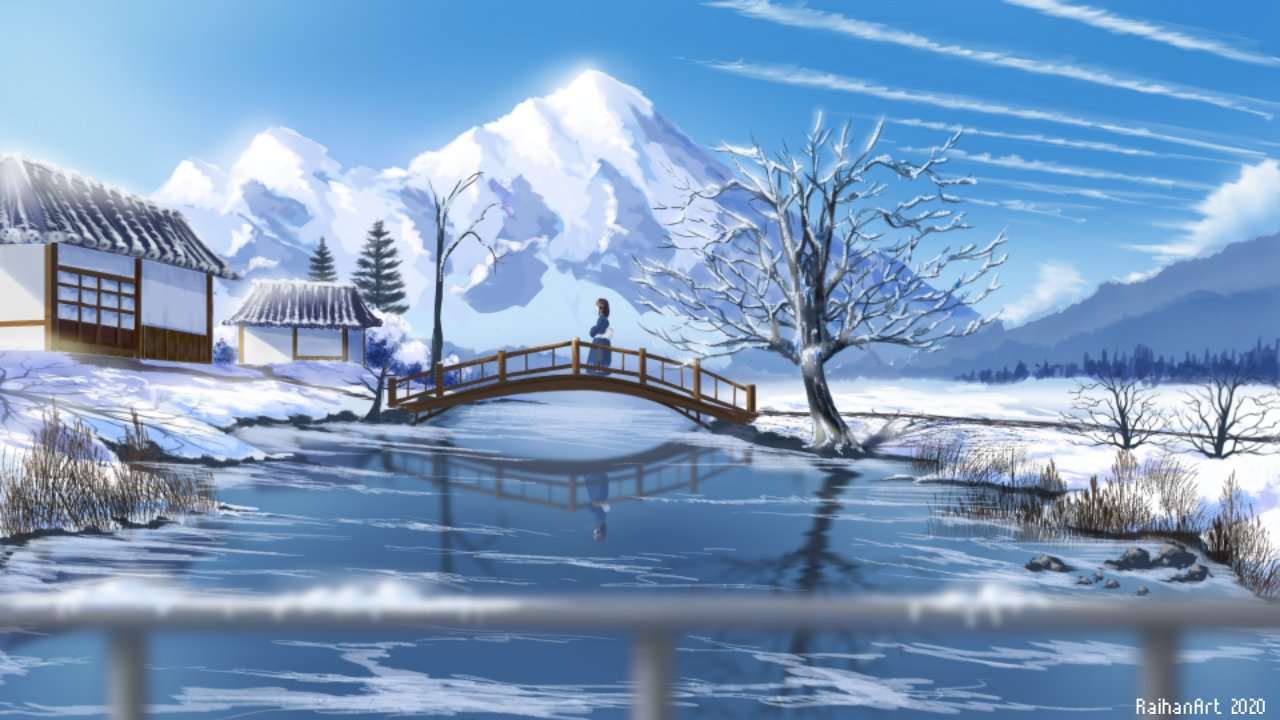 Anime Winter Scenery