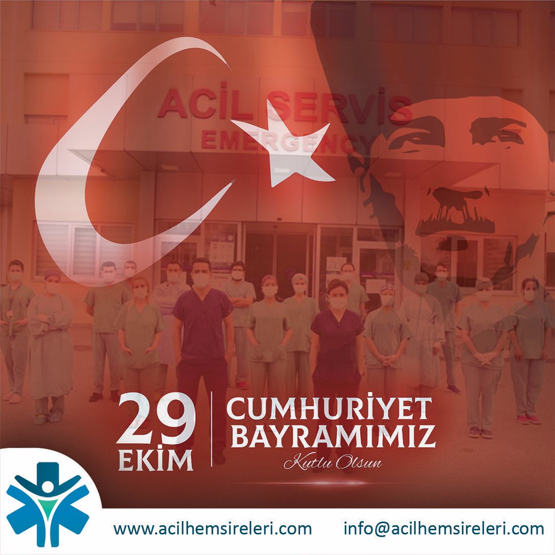 Aldığımız eğitimle verdiğimiz hizmetlerde modern tıp metodlarını bugün kullanıyorsak bize miras kalan Cumhuriyetimiz sayesindedir. Cumhuriyet bayramımız kutlu olsun. #CumhuriyetBayramınızKutluOlsun