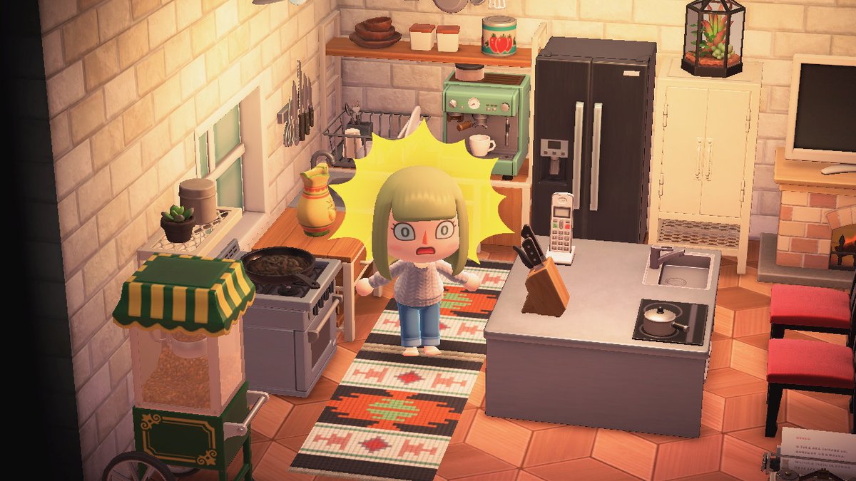 CapsuleTreasure's tweet photo. Drew!! I spent the last few days making my own Casey Becker kitchen in Animal Crossing, I just HAD to show you!! Love, xoxo Casey 💕🎃🔪 @DrewBarrymore @DrewBarrymoreTV #DrewBarrymoreShow #DrewScarrymore #screamqueen https://t.co/RanulcxkxG