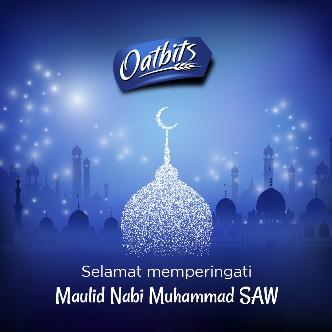 Selamat memperingati Maulid Nabi Muhammad SAW bagi Oatlovers yang merayakan. Mari kita manfaatkan moment kali ini dengan melakukan kebaikan dengan sesama.

#everydayishealthy #oatbits #oat8 #maulidnabi #camilan #Healthyfood