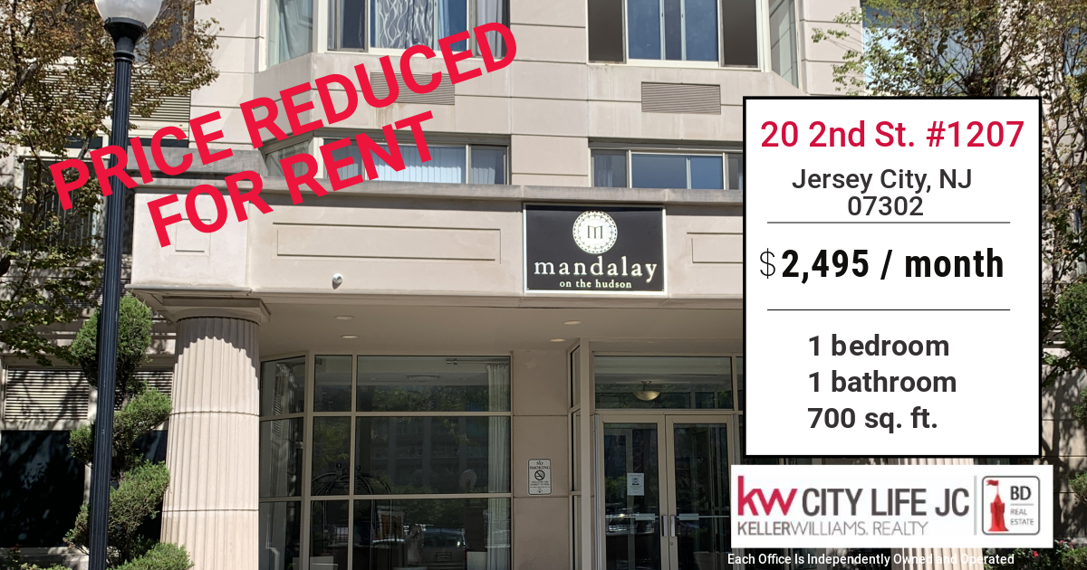 🔥PRICE REDUCED! 1bed/1bath RENTAL available now in  Jersey City
.
.
.
#jerseycityrentals #jerseycityrealestate #jerseycityproperties #njrentals #rent #rentals #rentalproperty