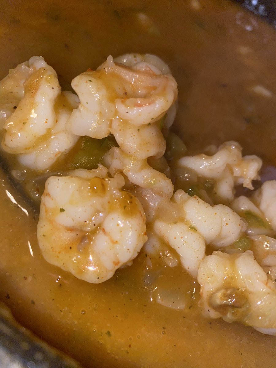 Homemade Shrimp Etoufeé with Spicy Chicken Strips