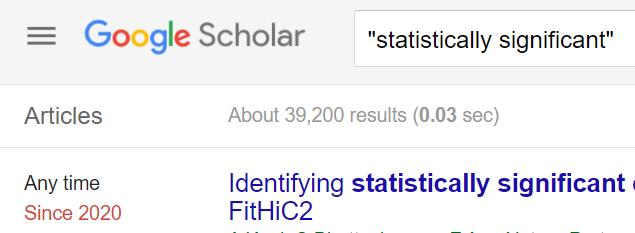 (BTW, how’s that working out? Just 39,000 citations in 2020 alone [plus many more if you count the “p<0.05”s and asterisks in tables of regression coefficients] Yikes.)