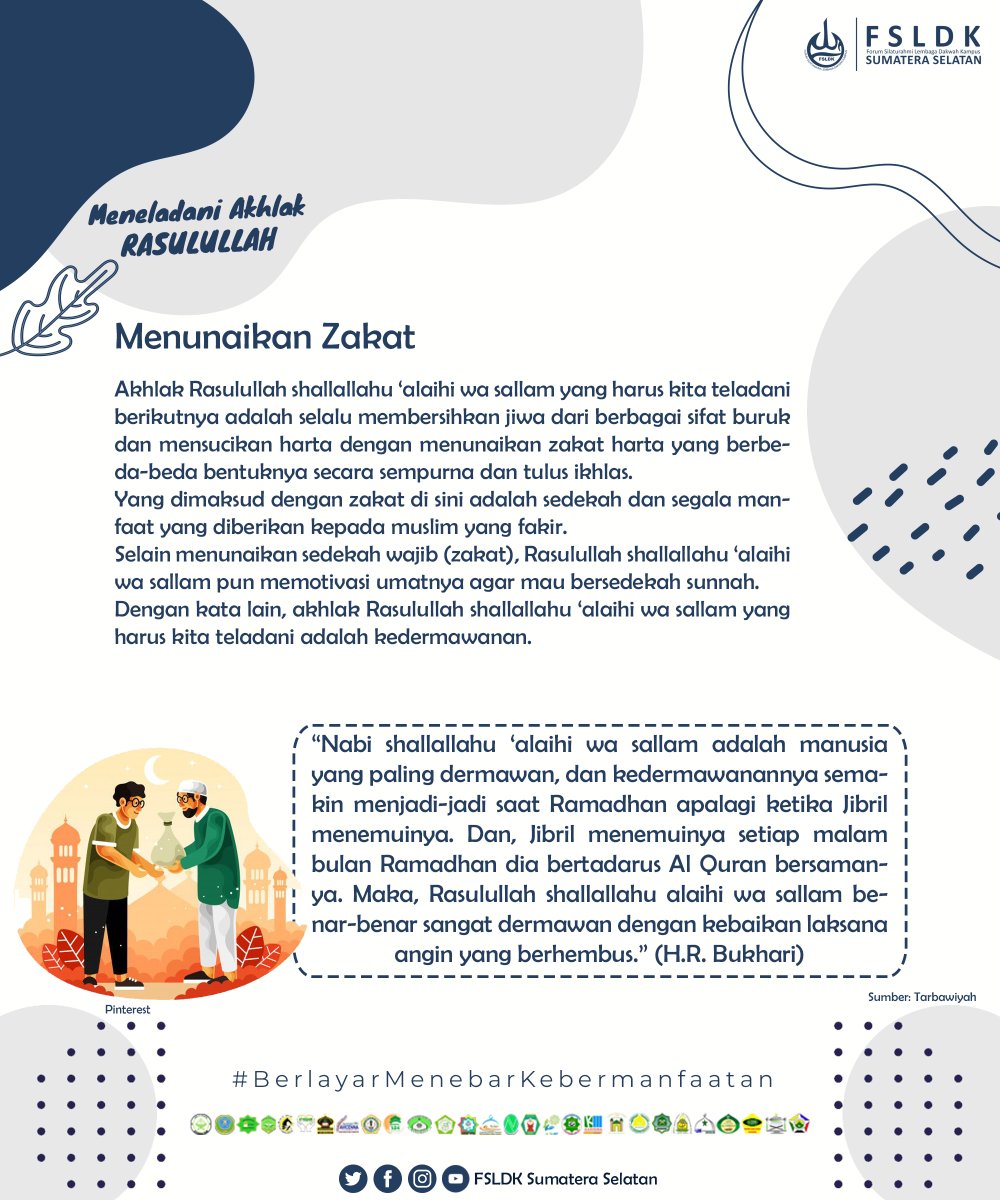 fsldksumsel's tweet photo. meneladani akhlak Rasulullah (2) https://t.co/0pTPRHQ1oj
